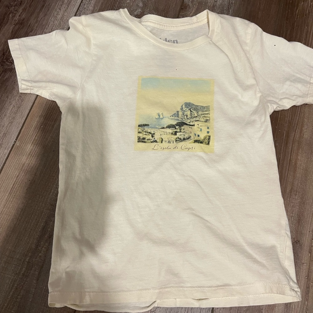 PacSun Cream Graphic Tee